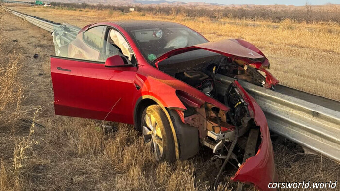 Tesla Pierced From Front to Back and Surprisingly, That's Not Even the Wildest Aspect | Carscoops